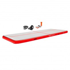 Мат гімнастичний надувний 4FIZJO Air Track Mat 600 x 200 x 20 см White/Red (P-5907739312044)