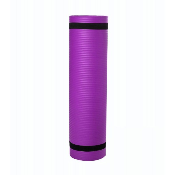 Килимок (мат) для йоги та фітнесу Sportcraft NBR 1 см ES0007 Violet