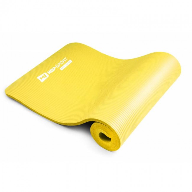 Коврик для фитнеса и йоги Hop-Sport HS-N015GM 1,5 см желтый