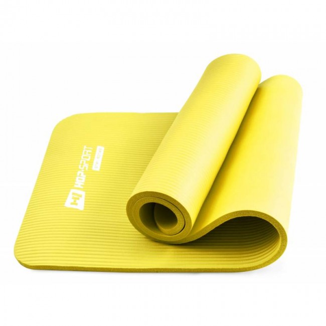 Коврик для фитнеса и йоги Hop-Sport HS-N015GM 1,5 см желтый