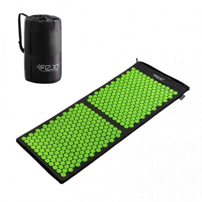 Аппликатор Кузнецова / Массажный коврик акупунктурный 4FIZJO 128 x 48 см 4FJ0046 Black/Green Аппликатор Кузнецова / Массажный коврик акупунктурный 4FIZJO 128 x 48 см 4FJ0046 Black/Green