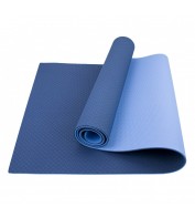 Коврик (мат) для йоги и фитнеса Sportcraft TPE 6 мм ES0009 Blue/Sky Blue