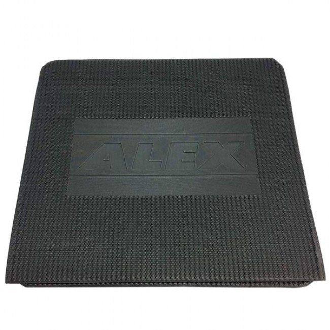 Килимок для фітнесу та йоги ALEX Reebok like 3-fold Mat сірий