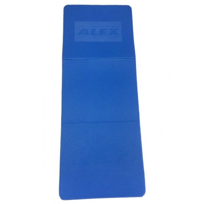 Коврик для фитнеса и йоги ALEX Reebok like 3-fold Mat синий