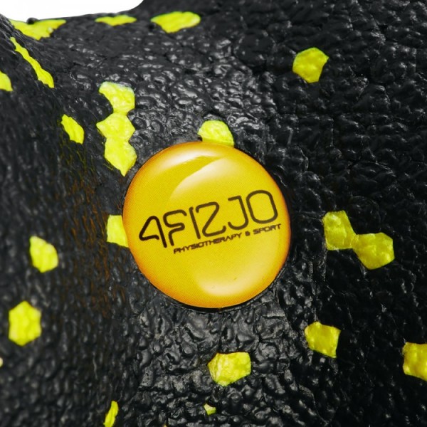 Масажний м'ячик подвійний 4FIZJO EPP DuoBall 08 4FJ0083 Black / Yellow