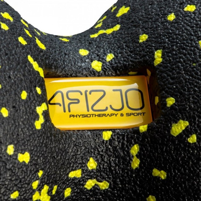 Масажний м'яч подвійний 4FIZJO EPP DuoBall 12 Black/Yellow (P-5907222931332)