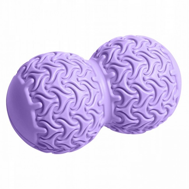 Массажный мячик двойной SportVida Massage Duoball 10 x 18 см SV-HK0235 Purple Массажный мячик двойной SportVida Massage Duoball 10 x 18 см SV-HK0235 Purple