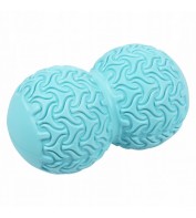 Массажный мячик двойной SportVida Massage Duoball 10 x 18 см SV-HK0236 Sky Blue