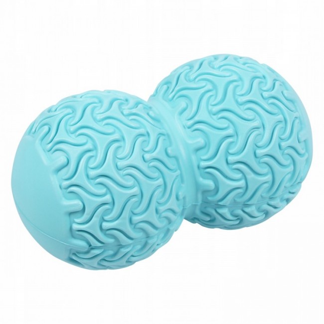 Массажный мячик двойной SportVida Massage Duoball 10 x 18 см SV-HK0236 Sky Blue Массажный мячик двойной SportVida Massage Duoball 10 x 18 см SV-HK0236 Sky Blue