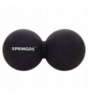 Массажный мяч двойной Springos Lacrosse Double Ball 6.5 x 13 см FA0053, массажер