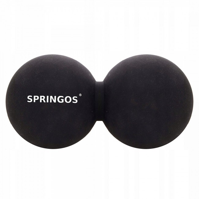 Массажный мяч двойной Springos Lacrosse Double Ball 6.5 x 13 см FA0053, массажер Массажный мяч двойной Springos Lacrosse Double Ball 6.5 x 13 см FA0053, массажер