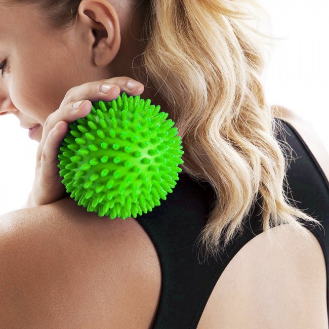 Масажний м'яч з шипами Springos Spike Ball 9 см FA0018