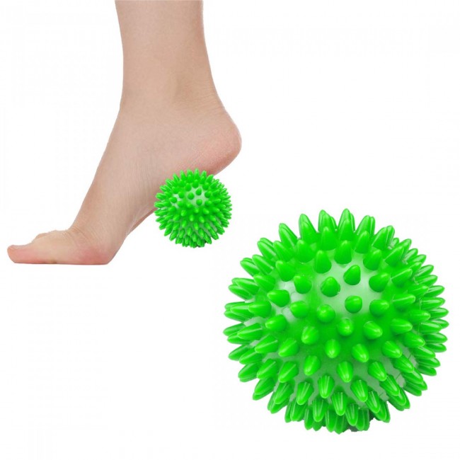 Масажний м'яч з шипами Springos Spike Ball 9 см FA0018 Масажний м'яч з шипами Springos Spike Ball 9 см FA0018