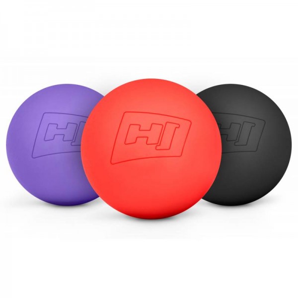 Силиконовый массажный мячик 63 мм HS-S063MB фиолетовый