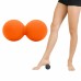 Массажный мяч двойной Springos Lacrosse Double Ball 6 x 12 см FA0023, массажер для спины, шеи