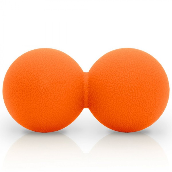 Массажный мяч двойной Springos Lacrosse Double Ball 6 x 12 см FA0023, массажер для спины, шеи