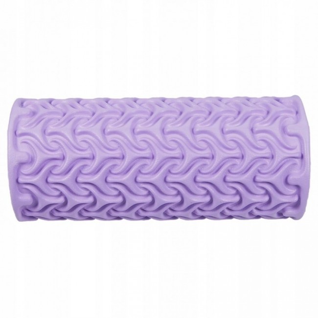 Массажный ролик (валик, роллер) SportVida EVA 33 x 14 см SV-HK0225 Purple