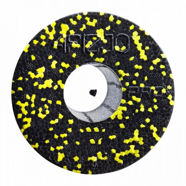 Масажний ролик 4FIZJO EPP PRO+ 45 x 14.5 см (валик, роллер) гладкий Black/Yellow (P-5907739310583)
