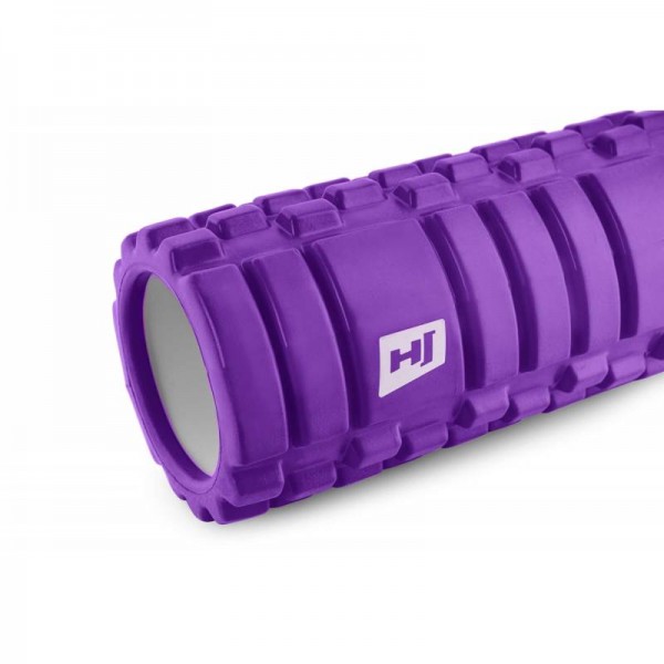 Массажный ролик (валик, роллер) EVA 33 см фиолетовый