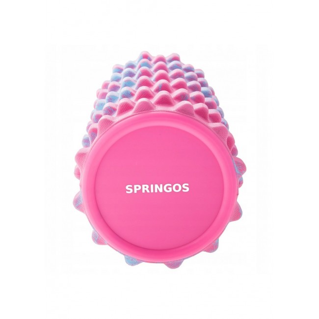 Массажный ролик (валик, роллер) Springos Mix Color 33 x 14 см FR0010
