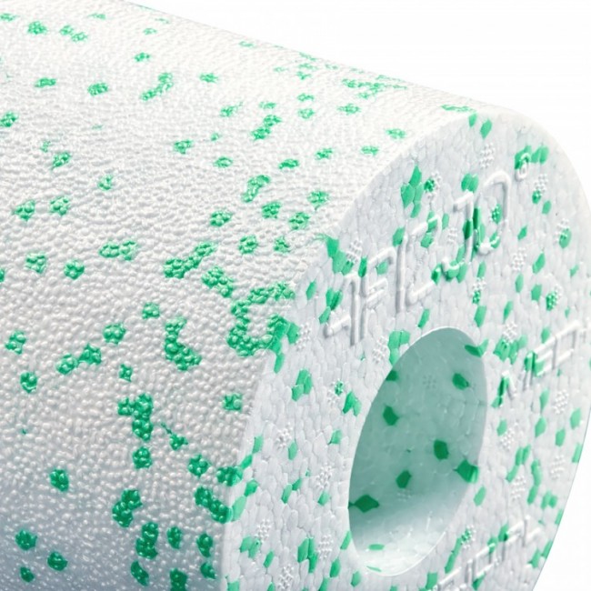 Масажний ролик (валик, роллер) гладкий 4FIZJO EPP MED + 33 x 14 см 4FJ0053 White / Green
