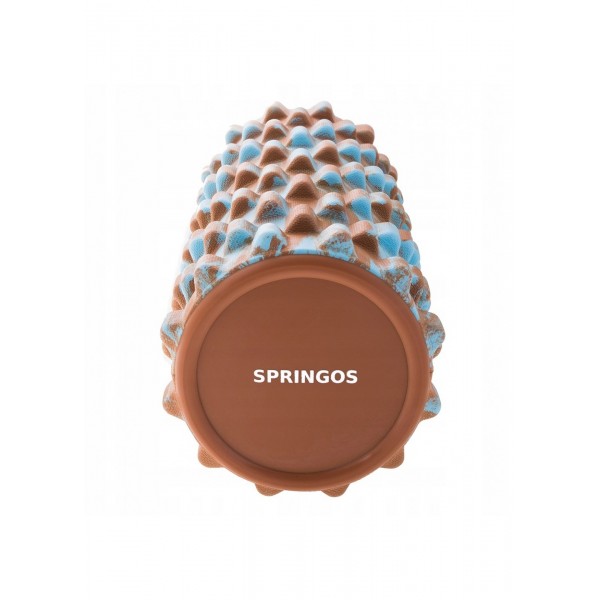 Массажный ролик (валик, роллер) Springos Mix Color 33 x 14 см FR0011