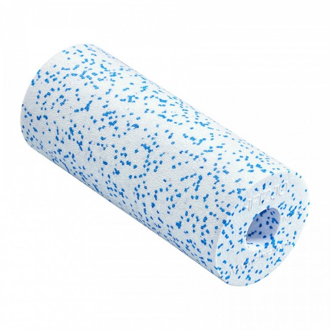 Массажный ролик (валик, роллер) гладкий 4FIZJO EPP MED+ 33 x 14 см 4FJ0054 White/Blue