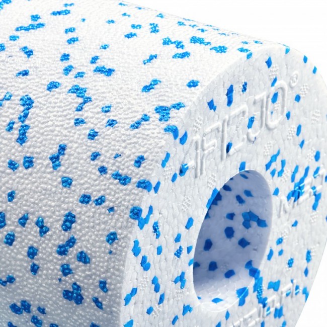Массажный ролик (валик, роллер) гладкий 4FIZJO EPP MED+ 33 x 14 см 4FJ0054 White/Blue