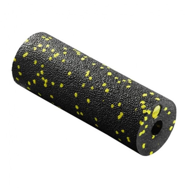 Масажний валик, ролик для ніг, шиї 4FIZJO Mini Foam Roller 15 x 5.3 см 4FJ0081 Black/Yellow