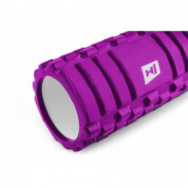 Массажный ролик (валик, роллер) Hop-Sport EVA 45 см розовый