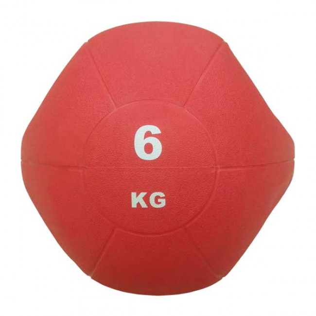 Медбол с ручками 6 кг SPART Medicine Wall Ball
