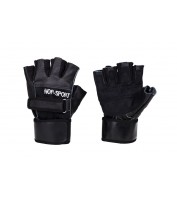 Кожаные перчатки для бодибилдинга Hop-Sport