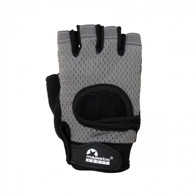Перчатки для фитнеса Majestic Sport M-SFG-G-M (M) Black/Grey