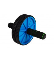 Ролик для пресса / Гимнастическое колесо Hop-Sport blue