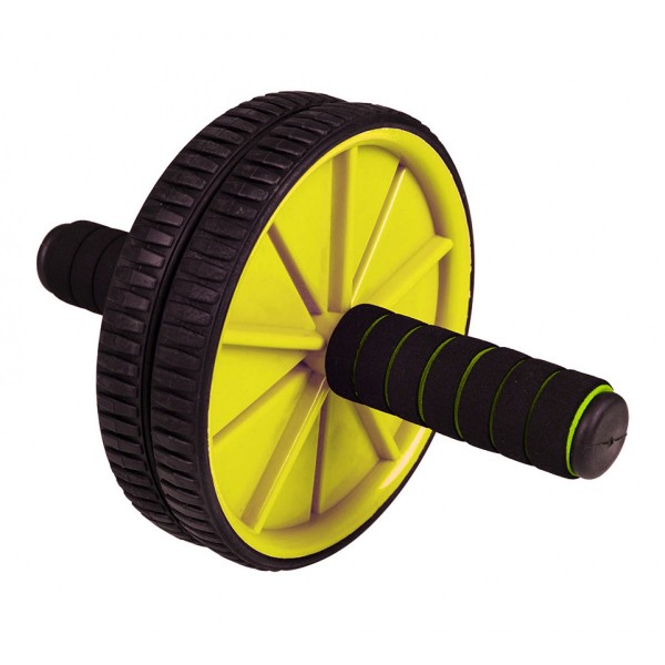 Ролик для преса / Гімнастичне колесо Sportcraft ES0005 Yellow