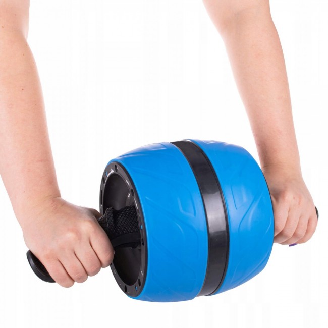 Ролик (колесо) для пресса с возвратным механизмом Springos AB Wheel FA5000 Blue/Black