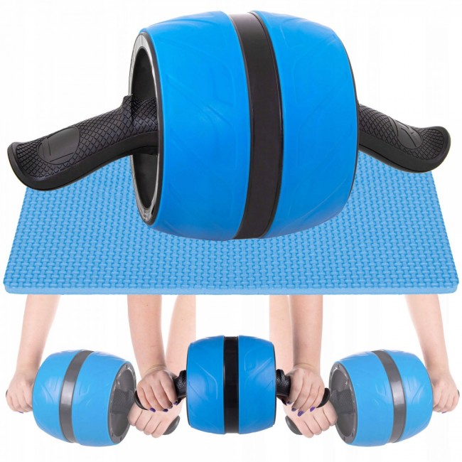 Ролик (колесо) для пресса с возвратным механизмом Springos AB Wheel FA5000 Blue/Black Ролик (колесо) для пресса с возвратным механизмом Springos AB Wheel FA5000 Blue/Black