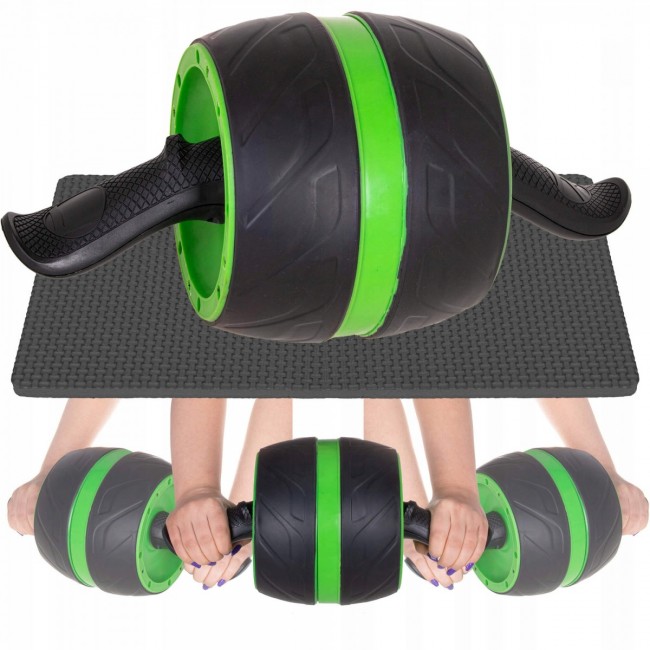 Ролик (колесо) для пресса с возвратным механизмом Springos AB Wheel FA5010 Black/Green Ролик (колесо) для пресса с возвратным механизмом Springos AB Wheel FA5010 Black/Green