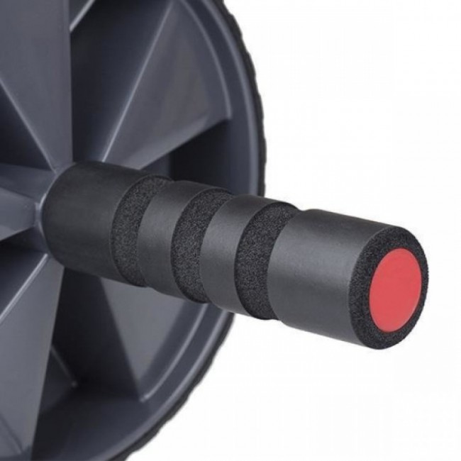 Ролик (гімнастичне колесо) для преса 4FIZJO Ab Wheel Black/Red (P-5907739311559)