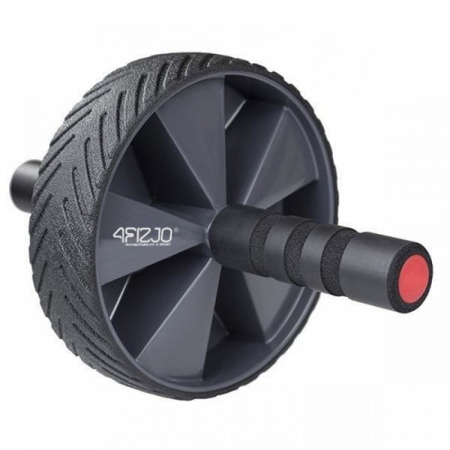 Ролик (гімнастичне колесо) для преса 4FIZJO Ab Wheel Black/Red (P-5907739311559) Ролик (гімнастичне колесо) для преса 4FIZJO Ab Wheel Black/Red (P-5907739311559)