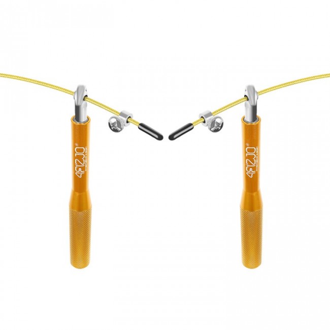 Скакалка скоростная для кроссфита 4FIZJO Speed Rope Gold (P-5907222931158)