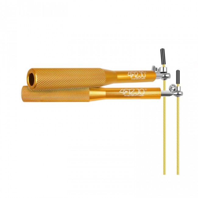 Скакалка скоростная для кроссфита 4FIZJO Speed Rope Gold (P-5907222931158)