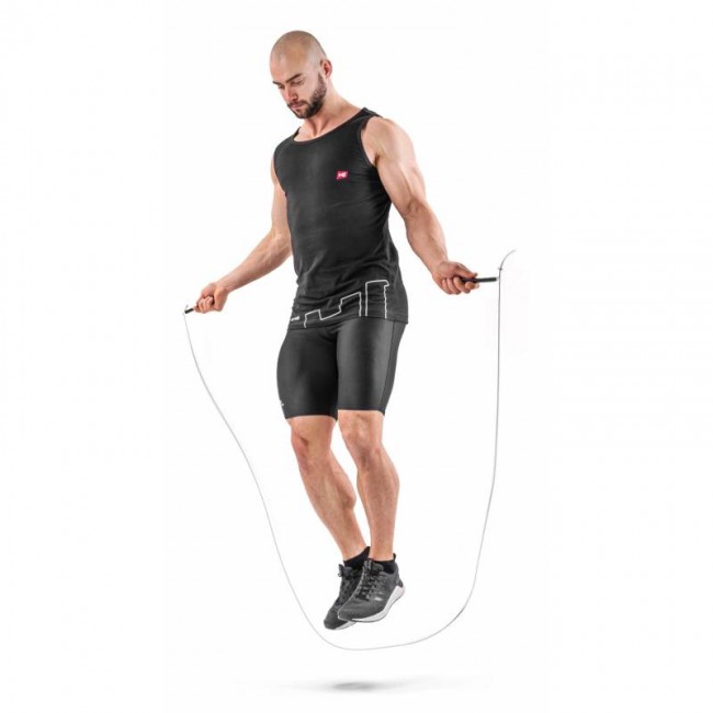 Скакалка Hop-Sport Crossfit с алюминиевыми ручками Hop-Sport HS-A020JR красная