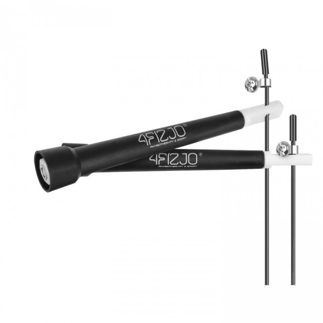 Скакалка швидкісна для кросфіту 4FIZJO Standard Black (P-5907739311511)