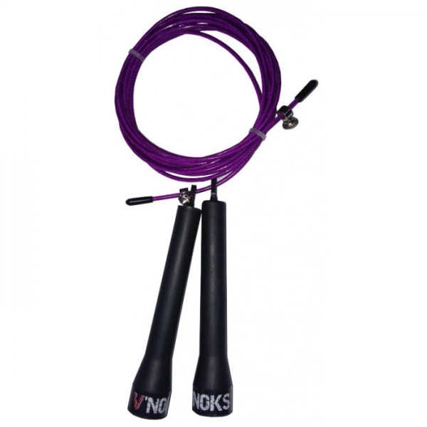 Скакалка для кроссфіта V`Noks Steel фіолетова