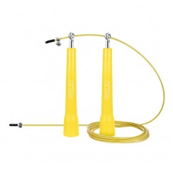 Скакалка швидкісна для кросфіту 4FIZJO Standard+ Yellow (P-5907739311535)