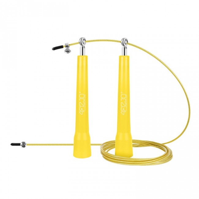 Скакалка швидкісна для кросфіту 4FIZJO Standard+ Yellow (P-5907739311535) Скакалка швидкісна для кросфіту 4FIZJO Standard+ Yellow (P-5907739311535)