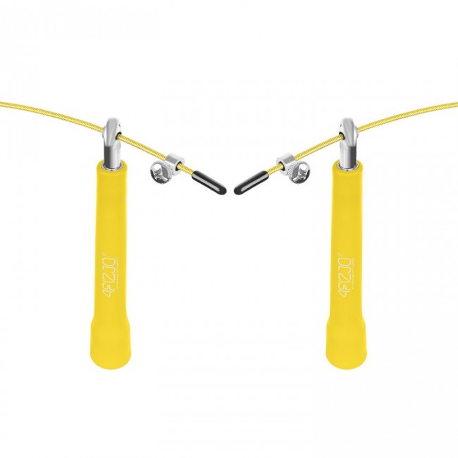 Скакалка швидкісна для кросфіту 4FIZJO Standard+ Yellow (P-5907739311535)
