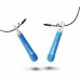 Швидкісна скакалка Crossfit з пластиковими ручками Hop-Sport HS-P010JR блакитна
