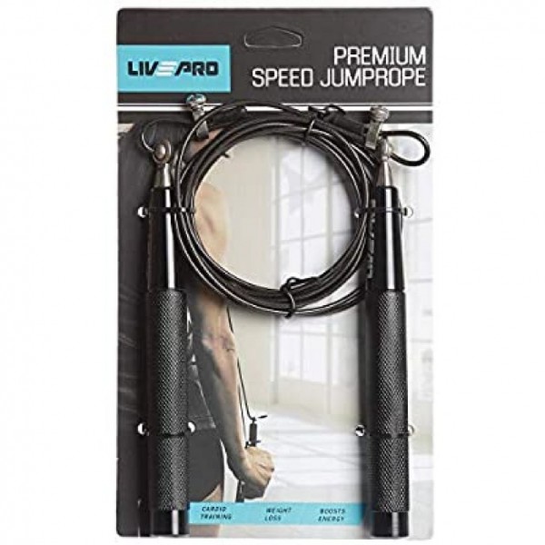Скакалка скоростная утяжеленная LivePro SPEED JUMPROPE LP8283H